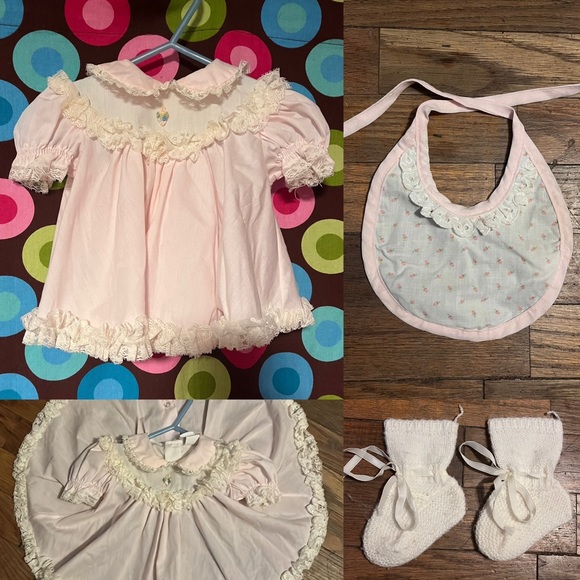 Bryan Dresses Vintage Bryan Circle Dress With Booties And Bib By